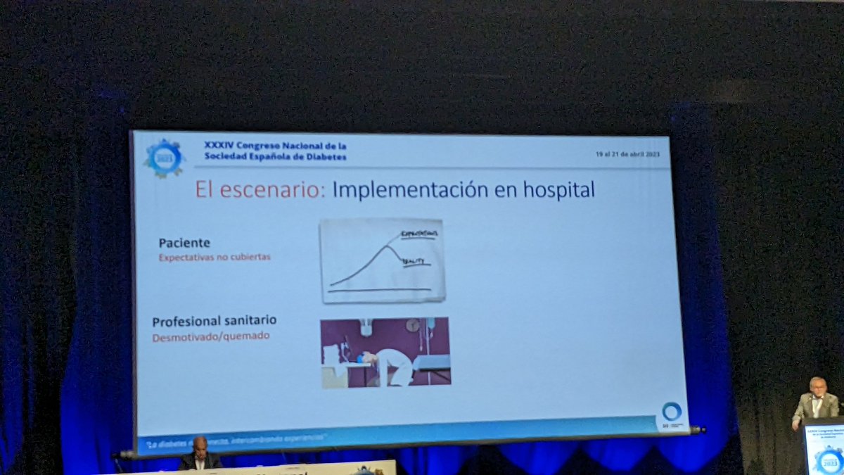 fuensantagg73's tweet photo. En el curso precongreso: el paciente no es de atención primaria o de hospitalizada. El paciente es él y necesita continuidad asistencial. Porque si no tendremos pacientes y profesionales desmotivados por malos resultados #sediab2023 #diabetesp @SEDiabetes https://t.co/T1uPFYmRkM