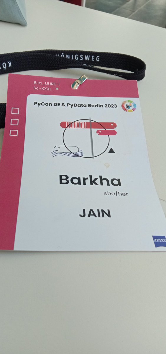 barkha_jain_'s tweet image. Wonderful Conference #PyConDE @PyConDE  #PydataBerlin2023