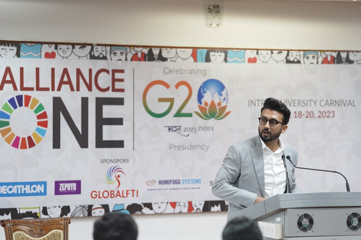AllianceUniOfcl's tweet photo. Alliance University is honored to have Dr. Shalini Rajneesh (IAS), Additional Chief Secretary, Dept of Planning, Govt. of Karnataka, as the Chief Guest & Keynote Speaker at Alliance ONE along with jury members of the functional event.
#AllianceONE #AllianceUniversity #sdg #g20 https://t.co/UQgJ2CYmqG
