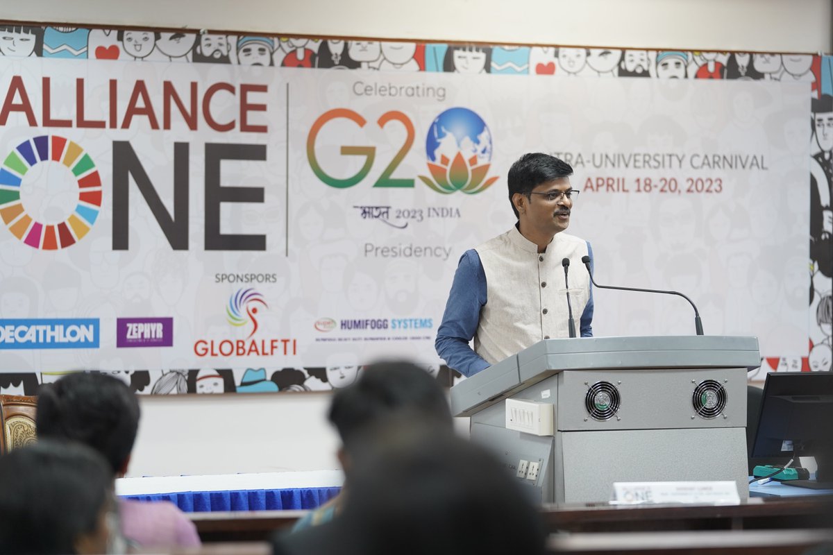 AllianceUniOfcl's tweet photo. Alliance University is honored to have Dr. Shalini Rajneesh (IAS), Additional Chief Secretary, Dept of Planning, Govt. of Karnataka, as the Chief Guest & Keynote Speaker at Alliance ONE along with jury members of the functional event.
#AllianceONE #AllianceUniversity #sdg #g20 https://t.co/UQgJ2CYmqG
