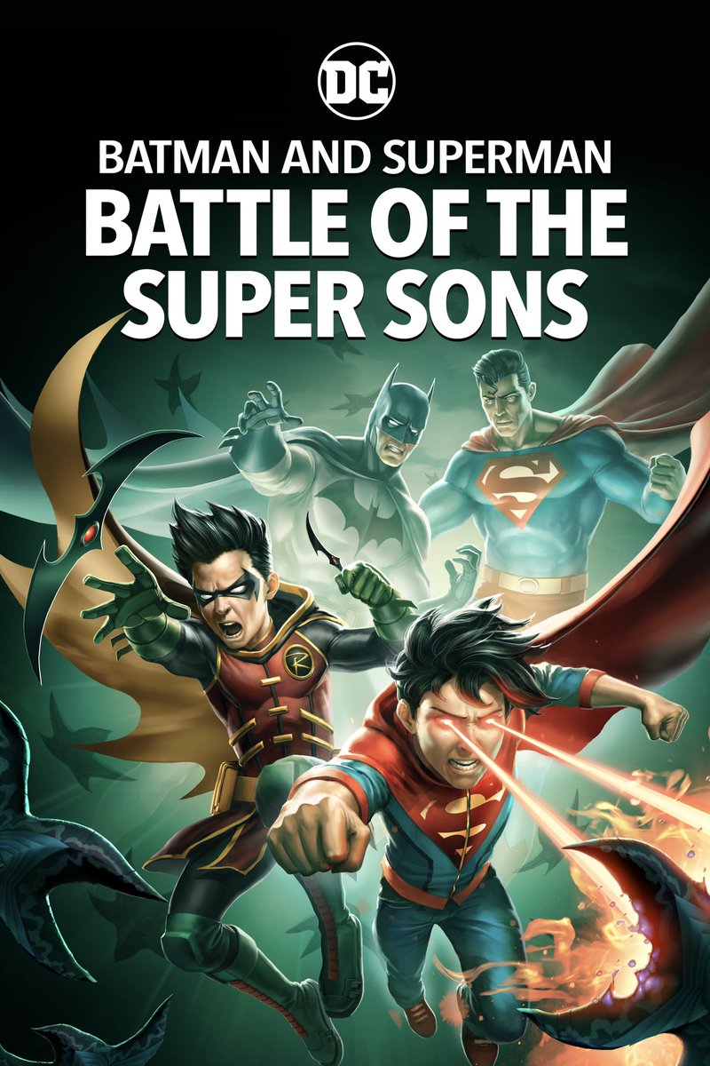 Was watching Batman and Superman: Battle of the Super Sons. There's a lot to like about it.

#SuperSons #MattPeters #JackDylanGrazer #JackGriffo #TroyBaker #TravisWillingham #LauraBailey #DarinDePaul #TomKenny #ZenoRobinson #NolanNorth #MyrnaVelasco
