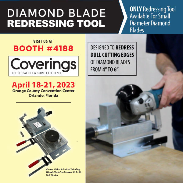 Coverings 2023. Alpha will have the new Diamond Blade Redressing Tool on hand to show.  This tool will allow you to REDRESS YOUR DULL BLADES.  Alpha Booth #4188

alpha-tools.com/Pages/ProductD…

#alphaprotools #alphatools #coverings2023 #bladesharpening #stonefabricator #tilecontractor