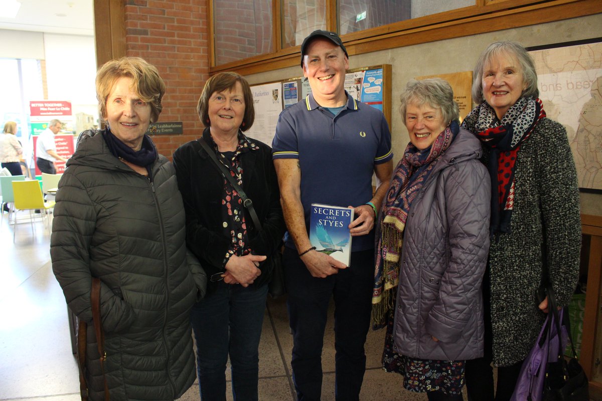 CavanLibrary's tweet photo. An evening with local author, Gerard Smith, at the Cross-Border Reading Project event on Tues 18th April
A large attendance from Cavan, Leitrim, Fermanagh & Tyrone libraries enjoyed the event
@francisxyzk
@LibrariesNI
@leitrimcoco
@BettTogetherPIP
@FundforIreland
#CavanLibraries https://t.co/nnEGnSGnPW