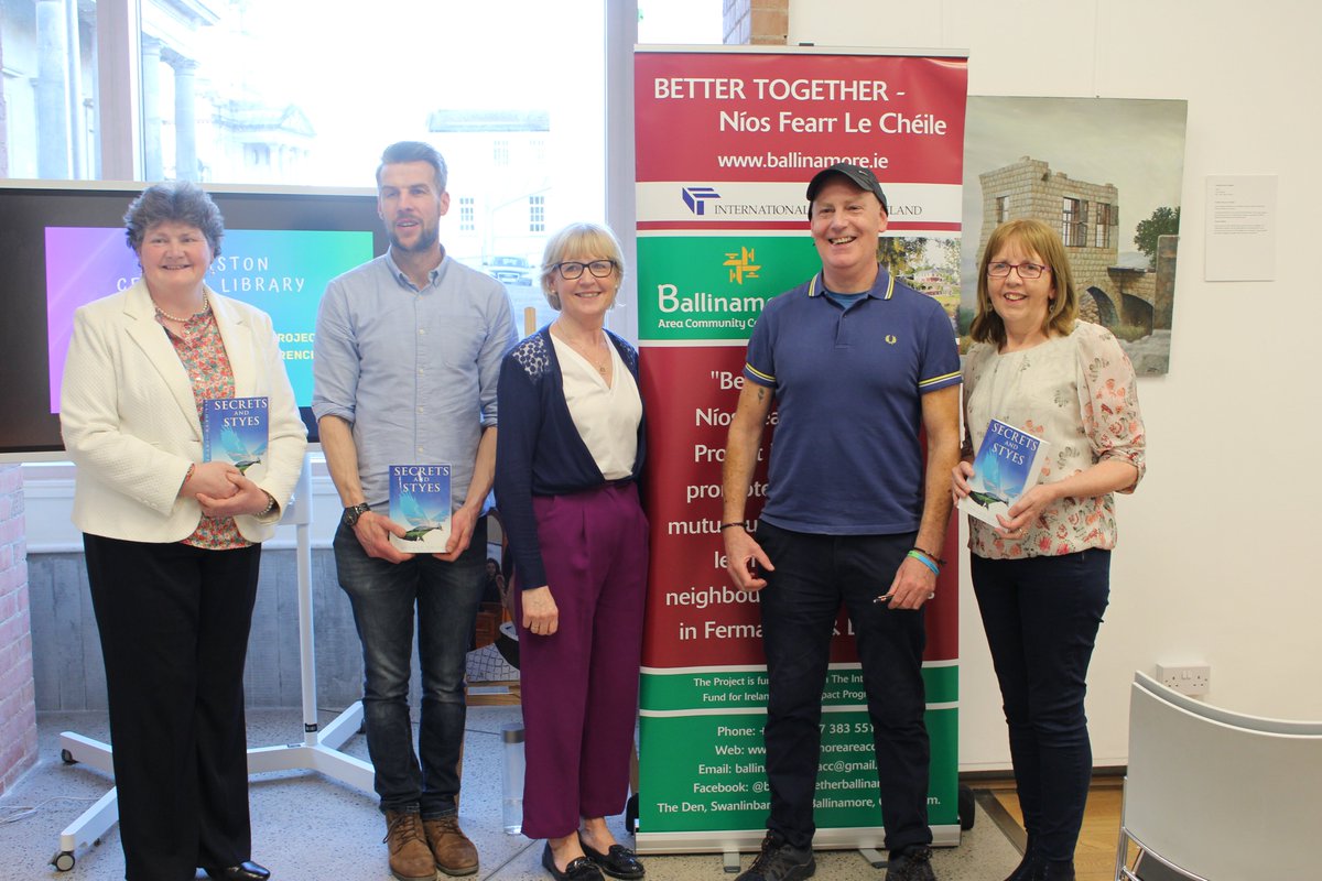 CavanLibrary's tweet photo. An evening with local author, Gerard Smith, at the Cross-Border Reading Project event on Tues 18th April
A large attendance from Cavan, Leitrim, Fermanagh & Tyrone libraries enjoyed the event
@francisxyzk
@LibrariesNI
@leitrimcoco
@BettTogetherPIP
@FundforIreland
#CavanLibraries https://t.co/nnEGnSGnPW