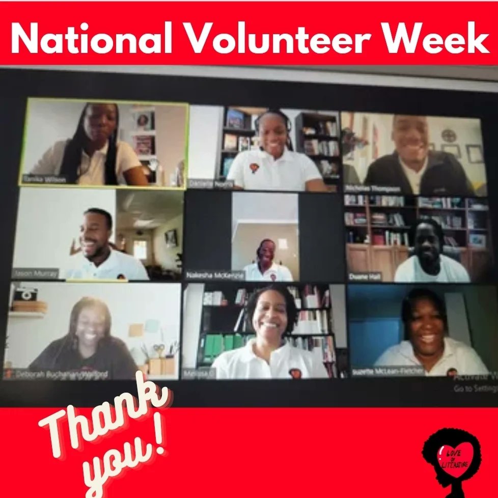 I love my team. Thank you for your time and dedication. #HappyVolunteerWeek!
#BlackBookClubs