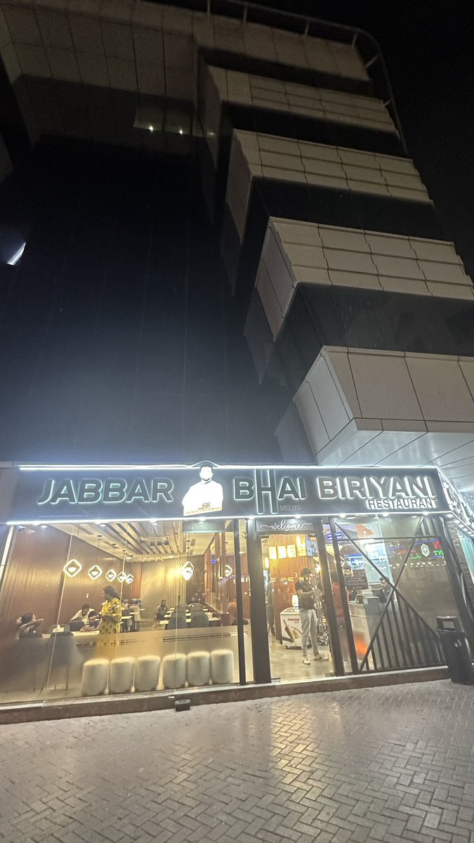 Tried the newly opened Jabbar Bhai Biriyani at Quisais. Being a biriyani lover, this place deserves to be tried. Loved their mutton biriyani and chicken 65. During Ramadan they have only take away, but seating available. No service inside until your table. #TheTastyDubai