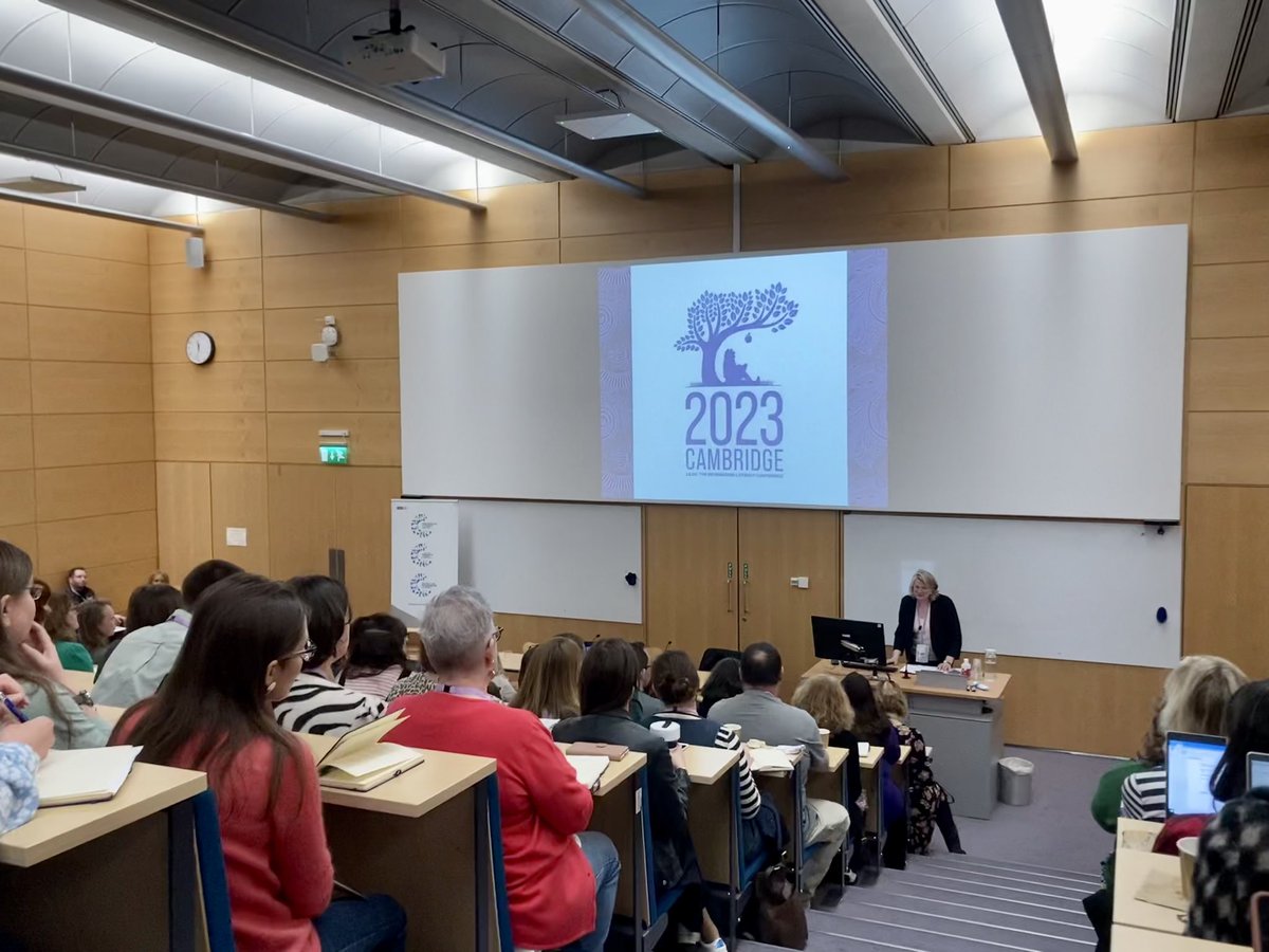 Lovely to see <a href="/CamUniLibrarian/">Jessica Gardner</a> opening #LILAC23 today, stressing the role of libraries in information literacy, and Cambridge as a city of libraries 📚