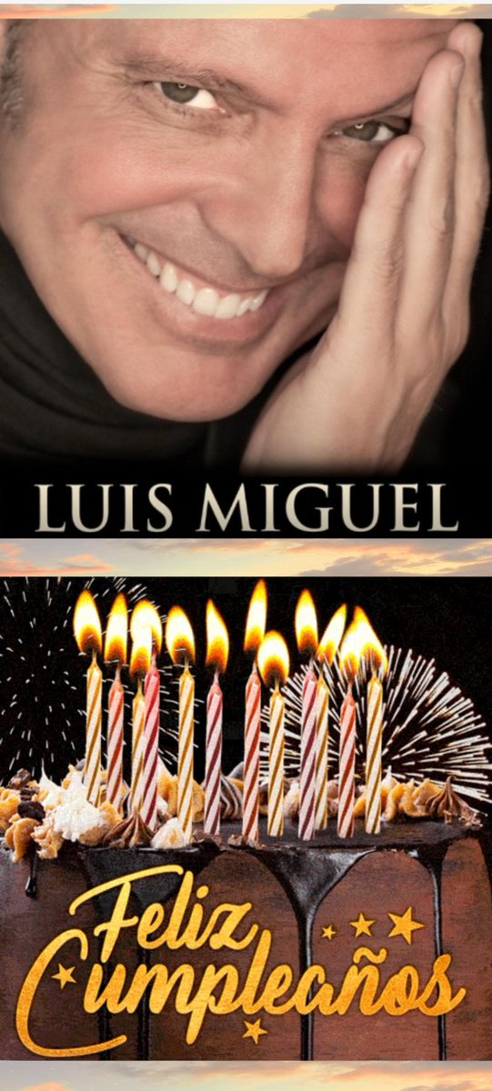 RousLM's tweet photo. 🌞Feliz Cumple Luis Miguel🌞
🤪☺️😁🎂🥳✨🍾🥂🥰🎉 https://t.co/LRxppjBqM8
