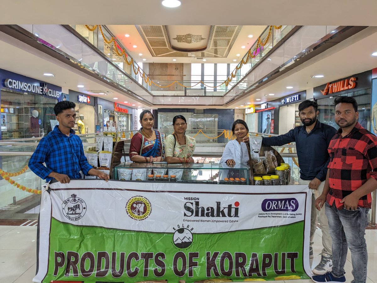 Opening soon a outlet KOLAB, Products of Koraput at SR Mall, Jeypore.  <a href="/PRDeptOdisha/">Panchayati Raj and Drinking Water Department</a> <a href="/dmkoraput/">Collector and District Magistrate, Koraput</a>