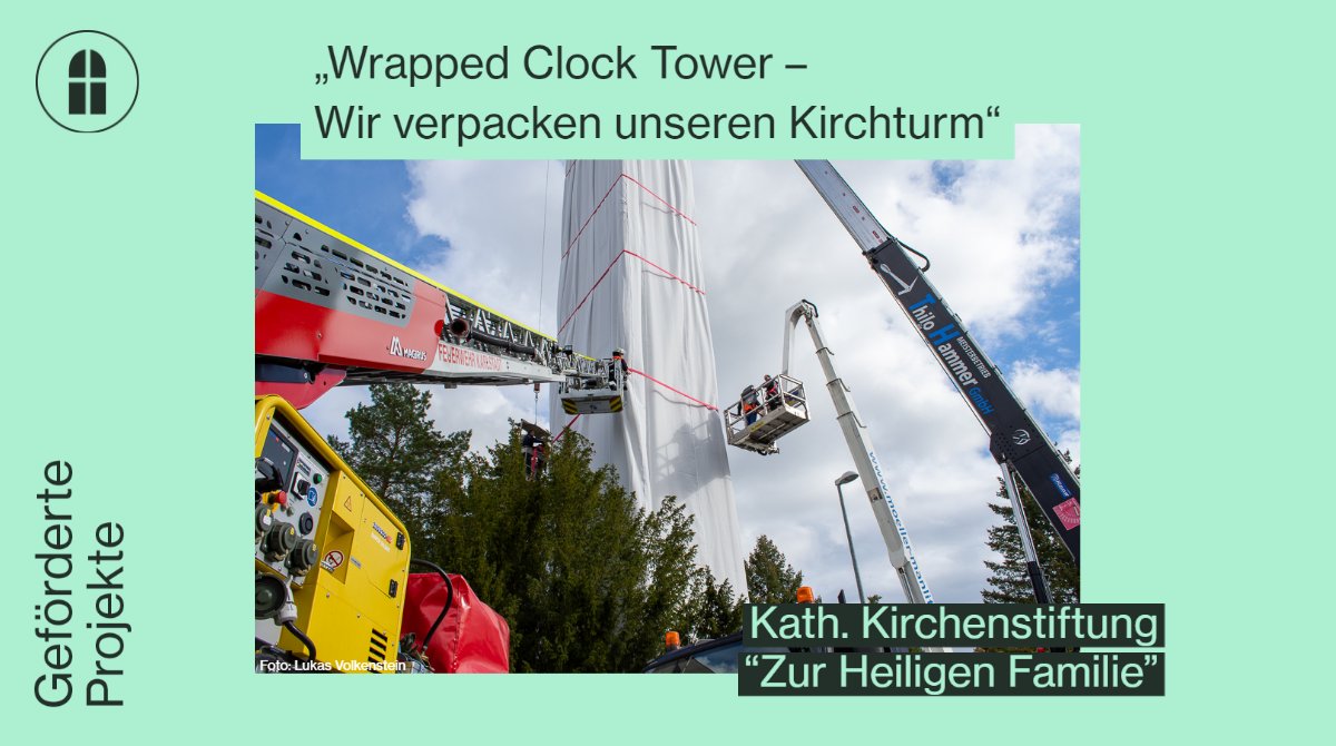 🎉Herzlichen Glückwunsch an das Johann-Schöner-Gymnasium #Karlstadt und sein #Kirchturmdenken-Projekt "Wir verpacken unseren Kirchturm" zum Gewinn des bayerischen🏆"P-Seminar-Preises 2023" 👏. 
Mehr ℹ️ bit.ly/41gJRcN
#Kirchturm #PSeminar #Preis #Kunstaktion