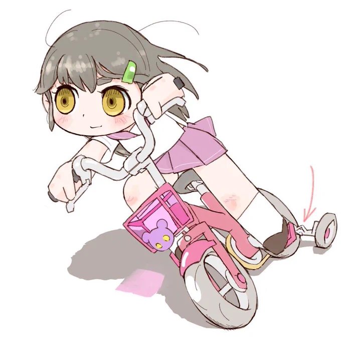 今日は自転車の日だそうです…私は体調を整えるために自転車を描きます 