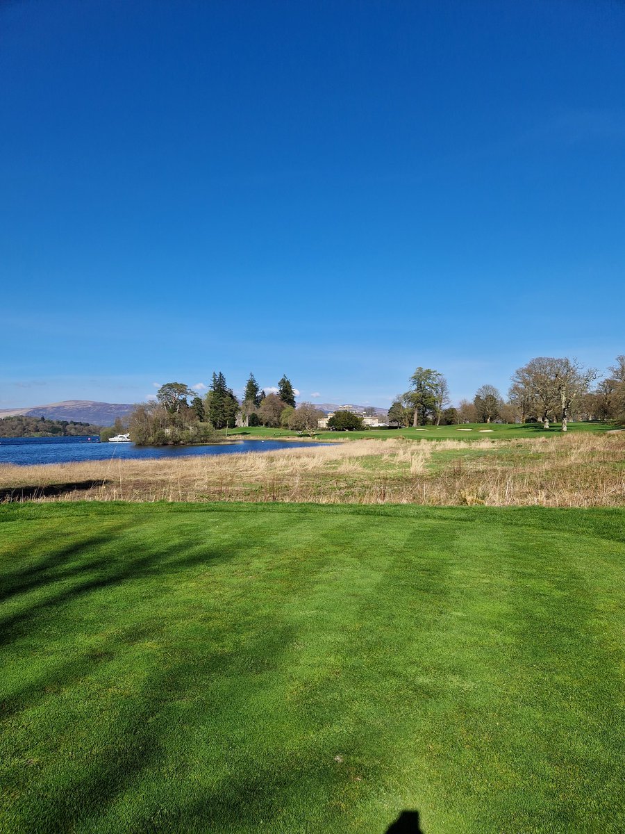 Great days golf at Loch lomond yesterday and great to meet this one.