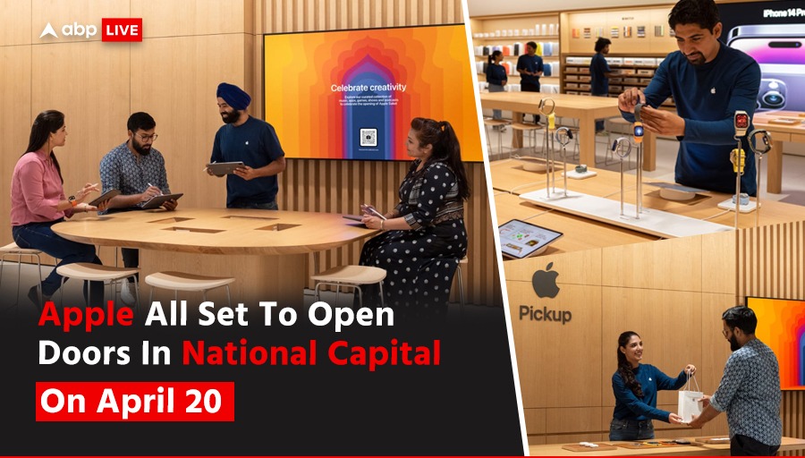 abplive's tweet photo. #ABPLiveTech | After the grand opening of its first India store in Mumbai's BKC, Apple is all set to open its second store for customers on April 20
Click on the 🔗 to check out what Apple Saket has to offer: https://t.co/Xus5T9Ly4I
#AppleSaket #AppleStore #AppleEvent #ABPLive https://t.co/2wN9UI53zW