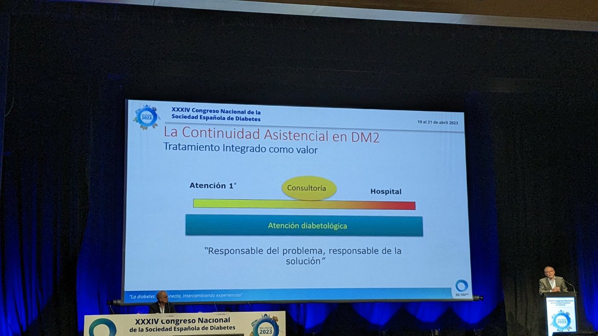 fuensantagg73's tweet photo. En el curso precongreso: el paciente no es de atención primaria o de hospitalizada. El paciente es él y necesita continuidad asistencial. Porque si no tendremos pacientes y profesionales desmotivados por malos resultados #sediab2023 #diabetesp @SEDiabetes https://t.co/T1uPFYmRkM