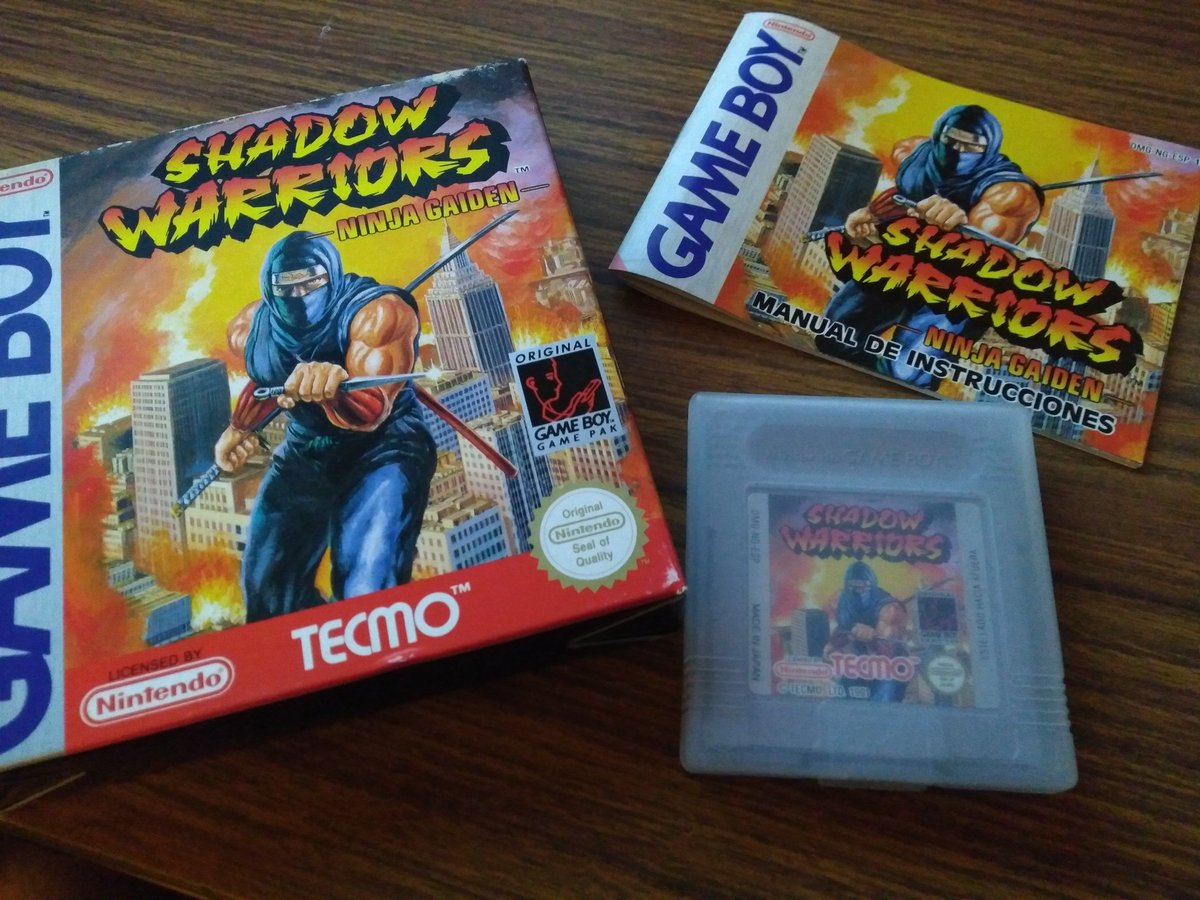 Super90sGames's tweet photo. Este fin de semana pasado me pasรฉ nuevamente despuรฉs de muchos aรฑos el legendario #ShadowWarriors de #GameBoy ๐๐ Me parece que es un juego que mejora con los aรฑos!๐๐ฅท Nunca me cansarรฉ de jugarlo y disfrutar de su magistral banda sonora! De mis favoritos de GameBoy!๐๐#GoNinja https://t.co/DXfIUxY9cj