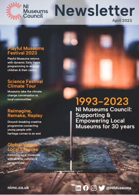 NIMuseums's tweet photo. To coincide with our new brand & website, we have also redesigned our Newsletter!
You can download the latest edition from our website (link below), and read about some of the great work happening across the local museum sector in Northern Ireland.
https://t.co/Vcln1aaRPE https://t.co/vhEdaWP4nk