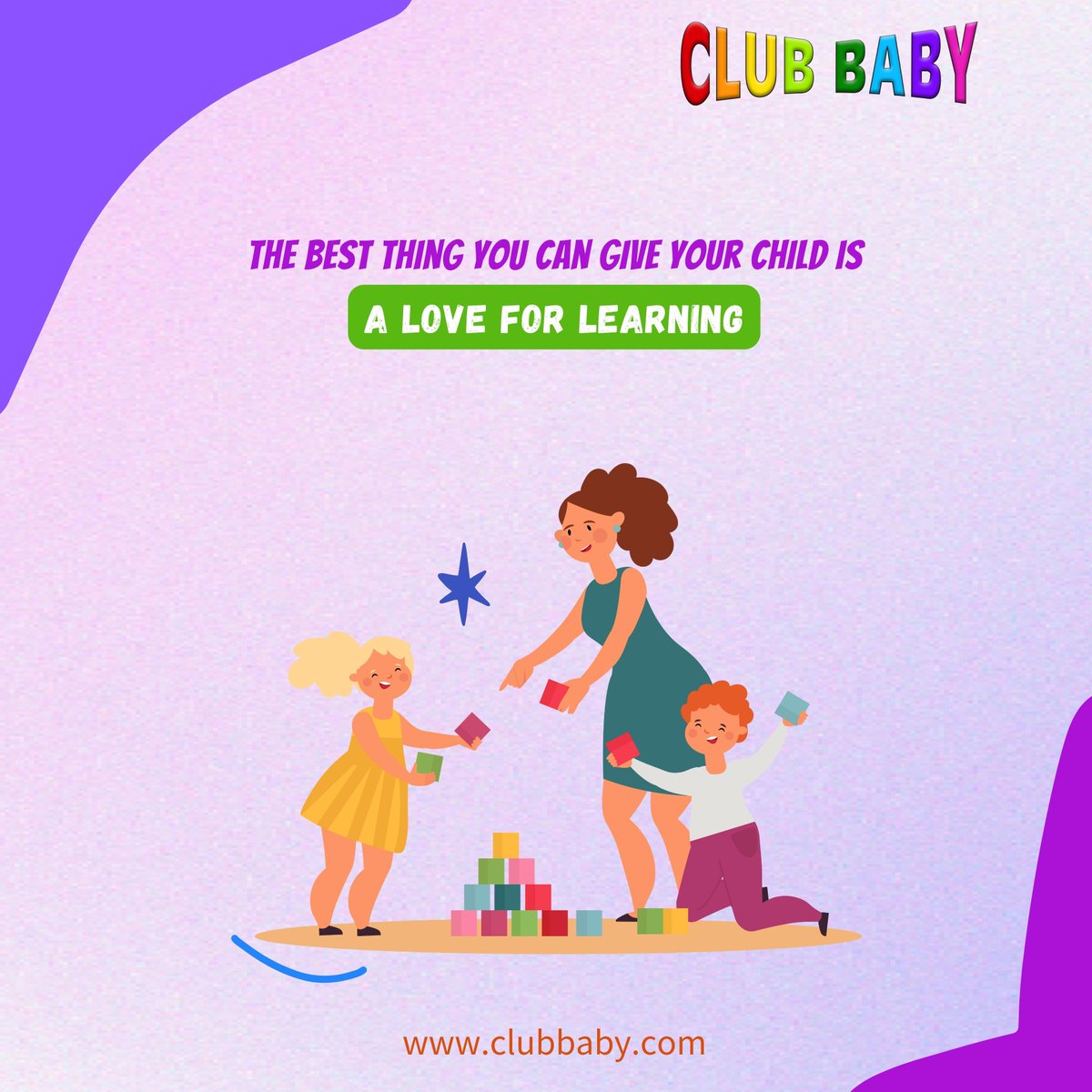 clubbabyworld's tweet photo. Start the week off with a dose of #wednessdaymotivation! at #ClubBaby, we believe that the best gift you can give your child is a love for learning. Nurture their curiosity, inspire their imagination, and watch them thrive!
Read our blogs on: https://t.co/XTL20M0EoG https://t.co/LDdusZz6pd