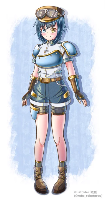 #再掲したらフォロワーが増えるらしい依頼で描かせてもらったイラストを張る! こっちは美少女メインとかメカ娘メインで 