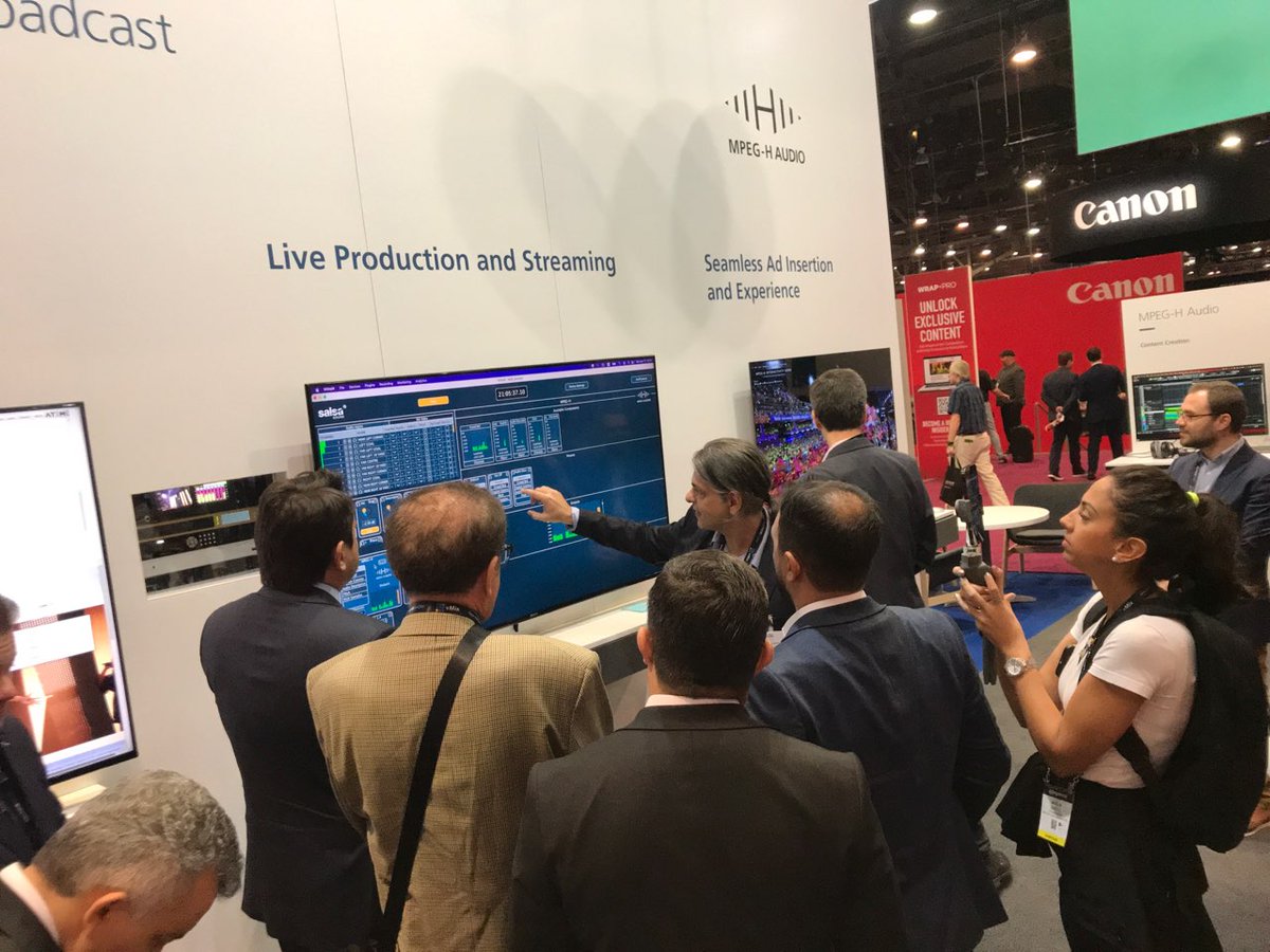 Great @NABShow so far, terrific response to demos of easy MIXaiR object-based automation and MPEG-H authoring at the @FraunhoferIIS stand yesterday. Pop over to see and say hi!