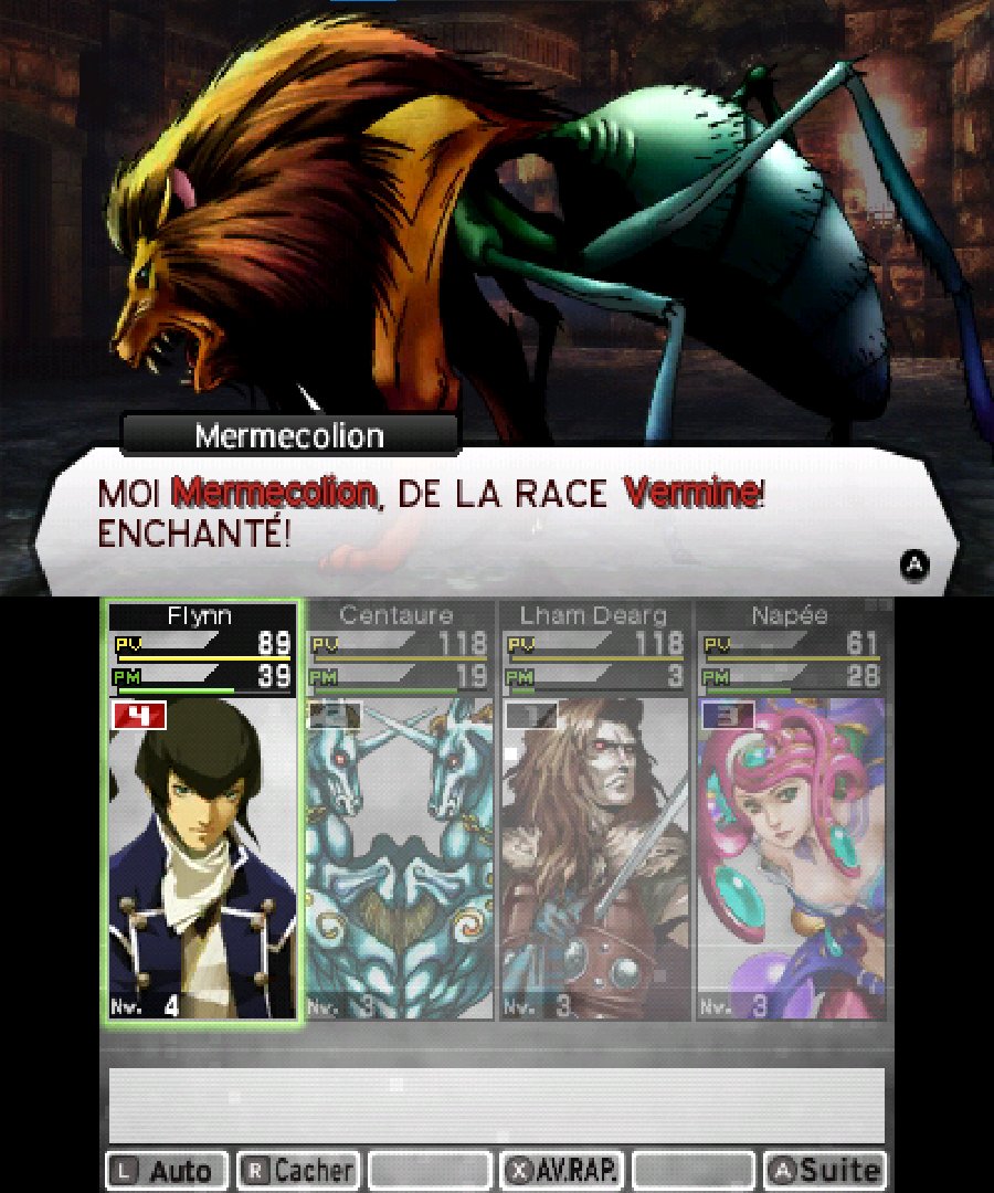 SECHOROLOGIUM's tweet photo. Premiers aperçus de la traduction fan en français de Shin Megami Tensei IV.
#ShinMegamiTensei #SMT4FR #megaten https://t.co/hXxLbBT4Yh