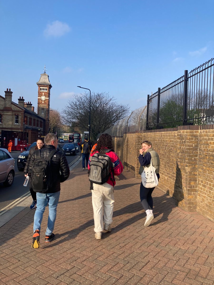 Our Truants walking to work this morning. #EarthMonth 🌎
