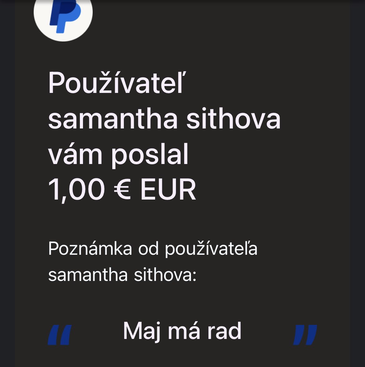 wtffmax's tweet photo. Ked neodpisujem tak mi priatelka zacne posielat cash :) https://t.co/arFv564ZsF
