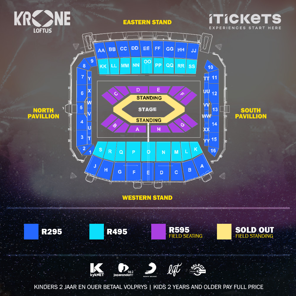 Maak seker jy kry JOU #KroneByLoftus23 kaartjies gou, want die 𝐅𝐈𝐄𝐋𝐃 𝐒𝐓𝐀𝐍𝐃𝐈𝐍𝐆 kaartjies is reeds uitverkoop

Kaartjies: itickets.co.za/events/470940