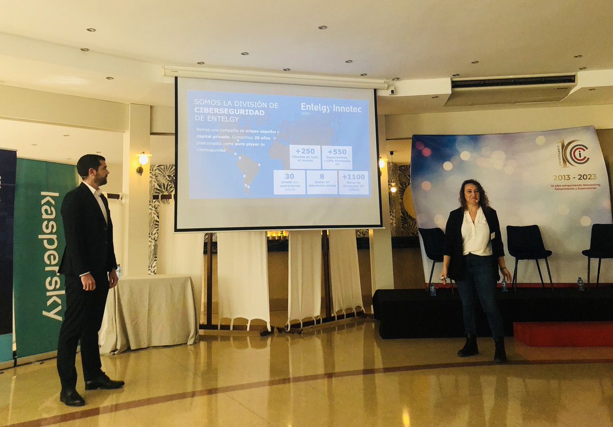 info_CCI's tweet photo. ¿Qué necesita el sector industrial? #Ciberseguridad y SmartSoc convergente IT&amp;OT con Estefanía Rojas y José Sosa de @InnotecSecurity hoy en la Voz de la Industria 

#XAniversarioCCI #SmartSOC #SOCindustrial 

https://t.co/fc7sGQZW6r https://t.co/8g9xFUf6c8