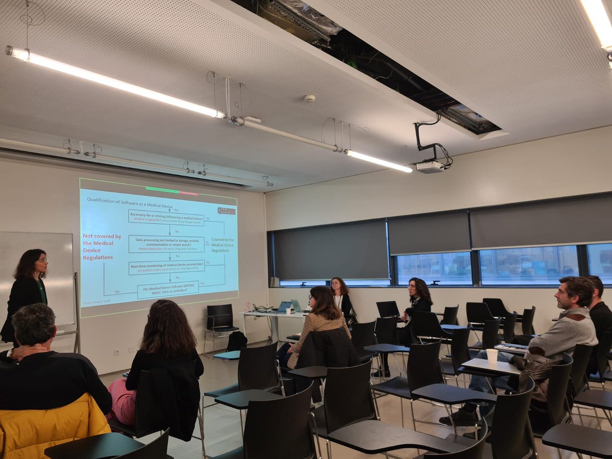 ResolveHealth2's tweet photo. Last week we initiated a series of trainings for the teams of our living labs, with a hybrid session on regulatory affairs. 📷

We would like to thank Mariana from @complearhealth and Miguel from @ISCTEIUL for providing an incredible training on regulatory affairs . https://t.co/Vhc6KkDT5Y