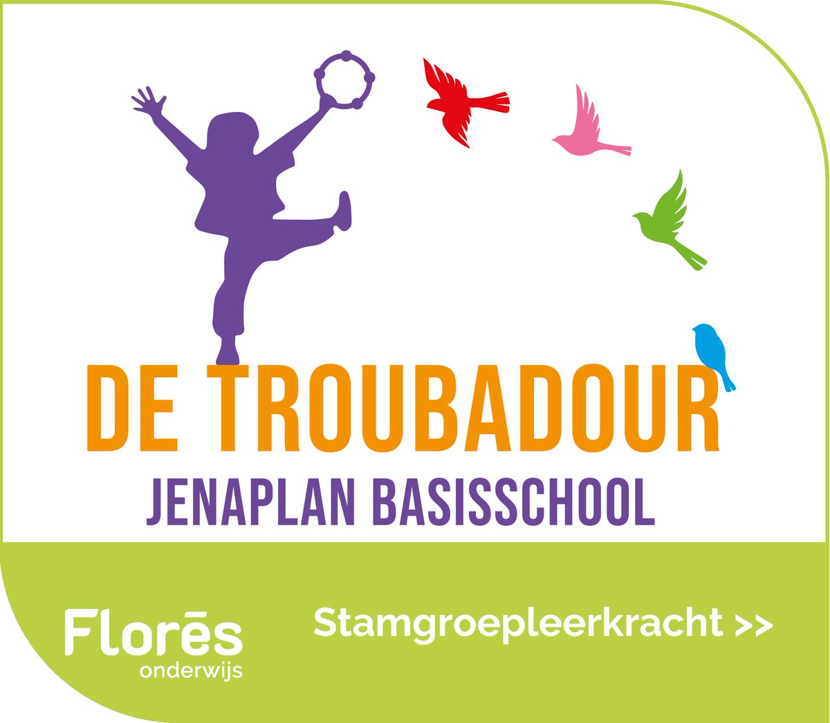 FloresOnderwijs's tweet photo. Jenaplan Basisschool De Troubadour zoekt een stamgroepleerkracht voor de middenbouw. https://t.co/2UtixH0zHt #vacature #stamgroep #middenbouw #Jenaplan #DeTroubadour #nieuweschooljaar #FloresOnderwijs #Elden #Arnhem https://t.co/MmU7jMvo7b