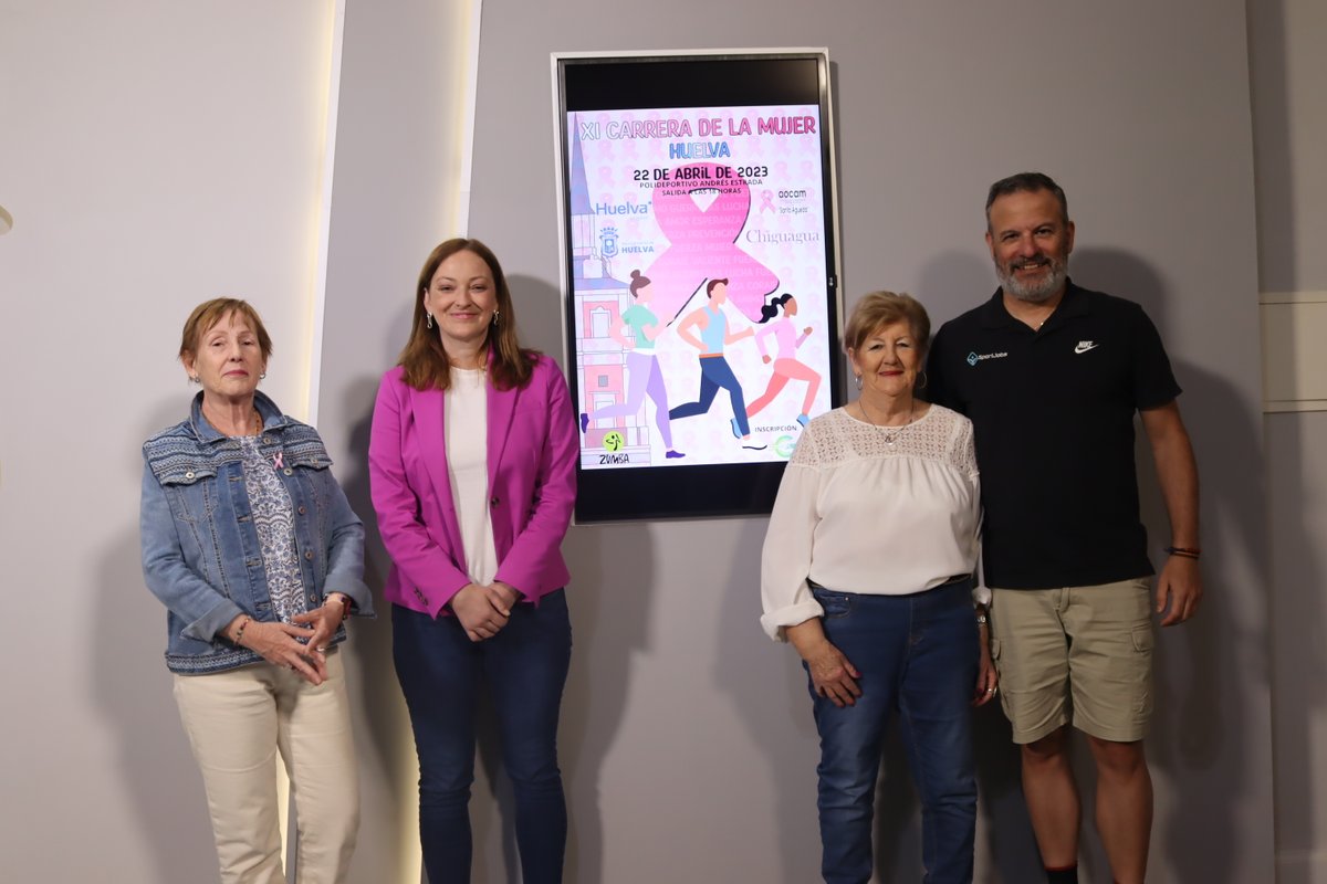 #Huelva teñirá de rosa 🏃‍♀️🏃sus calles el próximo sábado con la celebración de la XI Carrera de la Mujer

🟦Una iniciativa deportiva cuyos beneficios se destinan a la Asociación Onubense contra el Cáncer de Mama

Más información ➡️bit.ly/41FWUVe