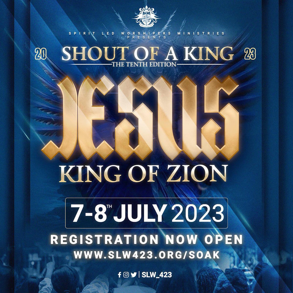 NewRiversMusic's tweet photo. SOAK2023 #KINGOFZION #JESUS #SOAK2023 https://t.co/ZoicXVYKtN