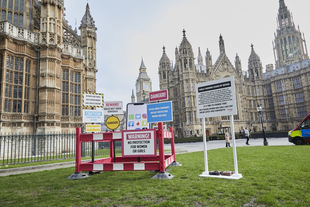 RefugeCharity's tweet image. ⚠️Warning ⚠️
Currently there is no protection for women and girls within the #OnlineSafetyBill, but there could be. An amendment to include a #VAWG Code of Practice has been tabled but we need your support to ensure its included, send your email&amp;gt;&amp;gt; bit.ly/3USfvuX