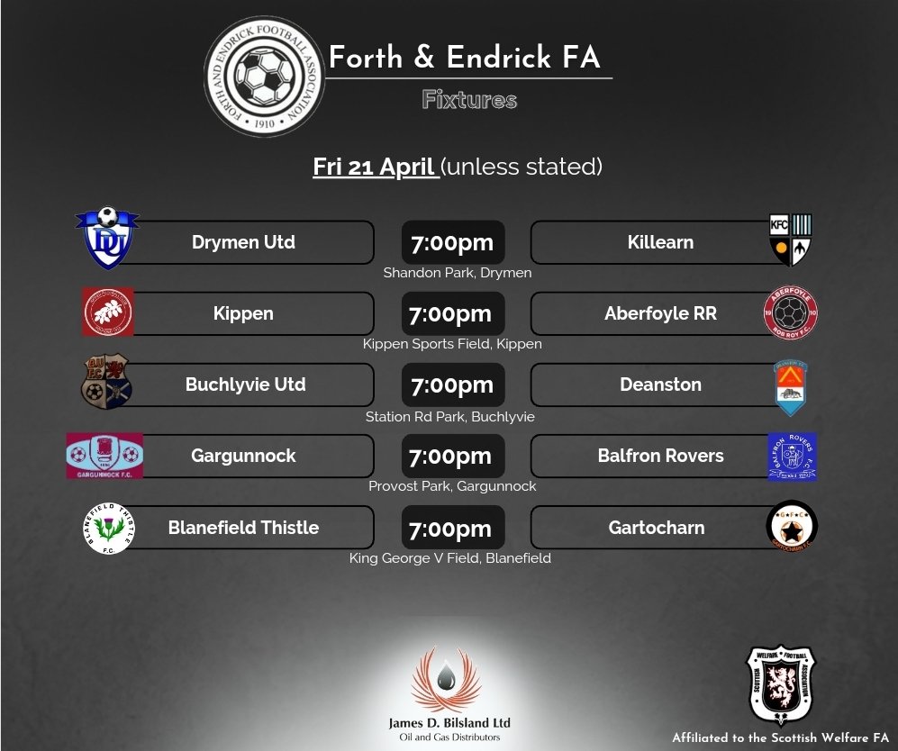 Our opening round of league fixtures kick off in just 2 days time. 

With the league running throughout the summer and no admission fees to any games, why not get yourself along for your football fix throughout the summer months.