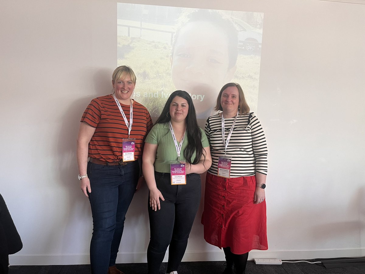 Thank you to @sfha_hq for having us along yesterday to tell our story of family wellbeing project. Ines spoke great about her experience of the project & some tips for future interventions #letstalk #sharedlearning  #familywellbeing