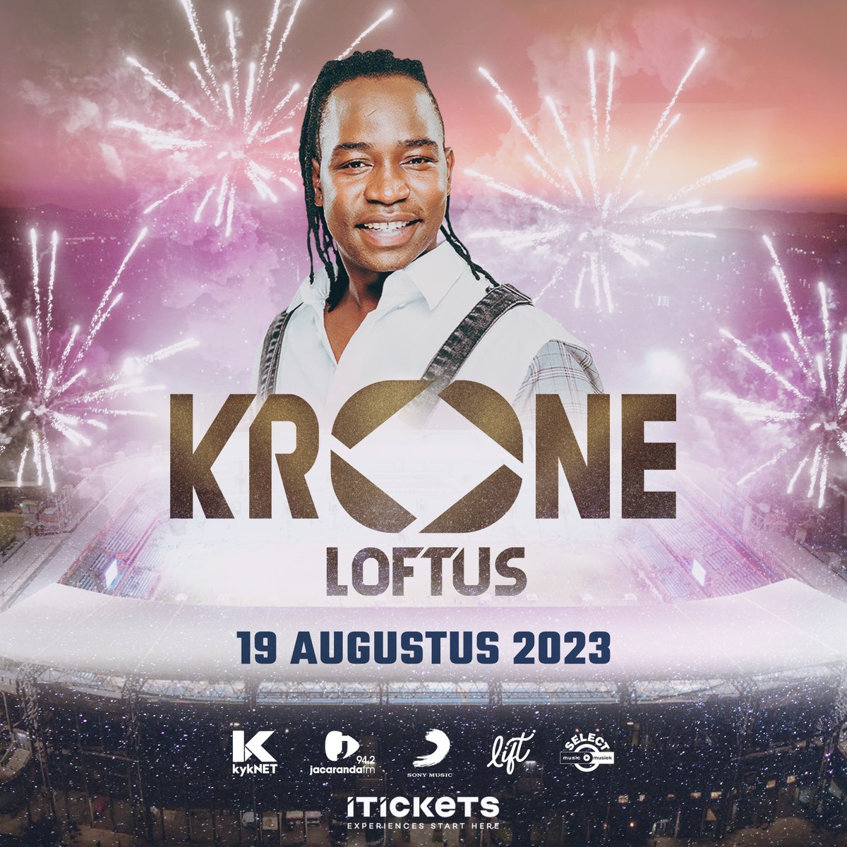 Wie sien uit om Refentse te sien op die #KroneByLoftus23 verhoog 19 Augustus?

Waarvoor wag julle, kry julle kaartjies nou!
>> itickets.co.za/events/470940