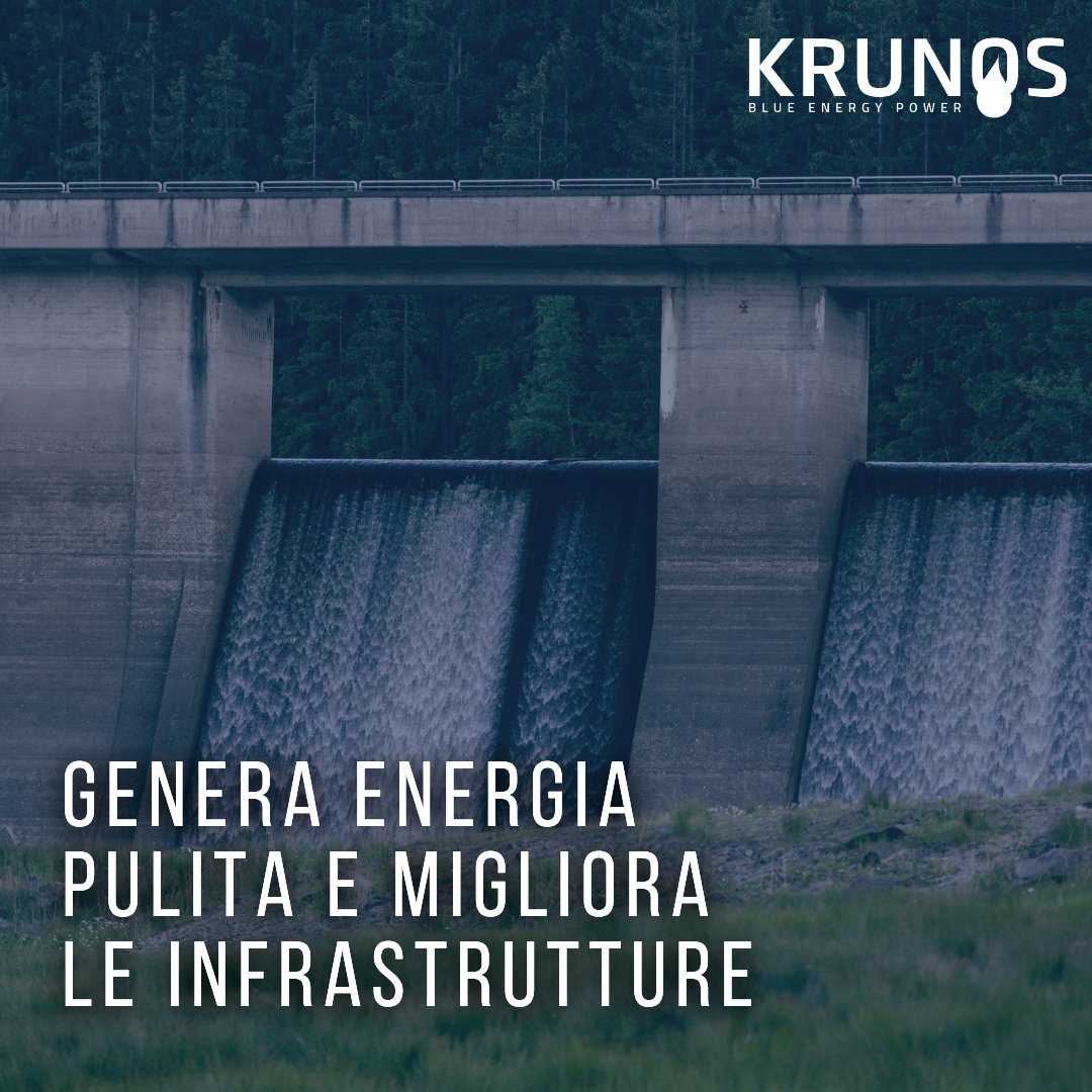 Krunos5's tweet photo. ⚡ Genera #energia pulita e migliora le infrastrutture: questa la mission di @Krunos. 

✔️ Con i propri brevetti sviluppati in-house, Krunos progetta impianti #idroelettrici con un elevato livello di standardizzazione. 

#greenenergy #renewable  #idroelettrico #hydro #water https://t.co/HuRIGbuO8H