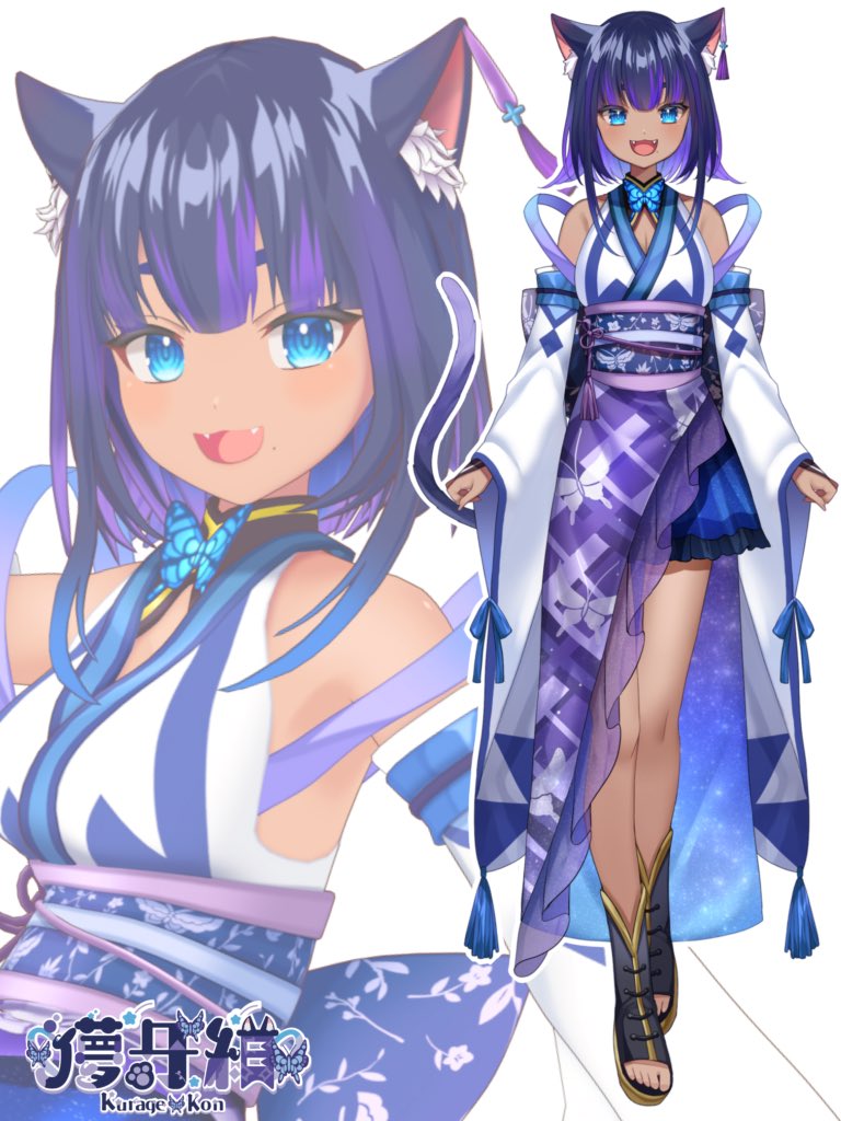 絶叫猫系Vtuberの儚牙紺です⛩🐈‍⬛ 歌ってみたやゲーム配信をしている ...