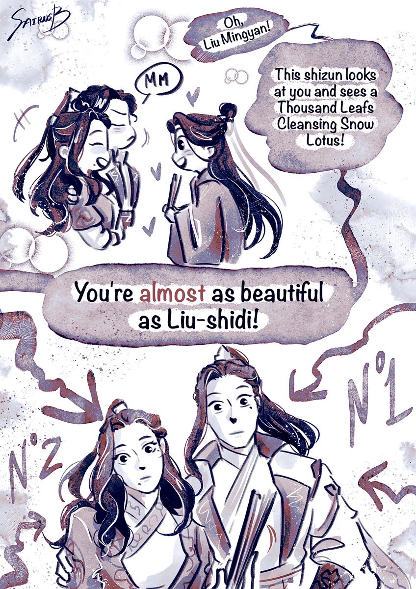 sairusbb's tweet photo. 🥒: I'm quite possibly your biggest fan

#SVSSS #SairusB #LiuShen #liumingyan https://t.co/9Cpx7n3CPB