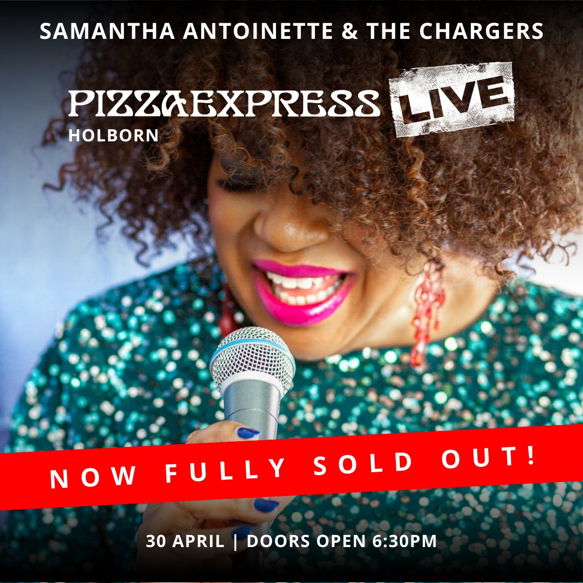 I can't wait to see you ✨

I'm performing live at PizzaExpress in Holborn

April 30th | from 6:30PM onward
*Now fully sold out

Looking forward to rocking out with you all!

#holborn #singer #music #artist #blues #bluesmusic #London #GreaterLondon #bluesmusician #blueswoman