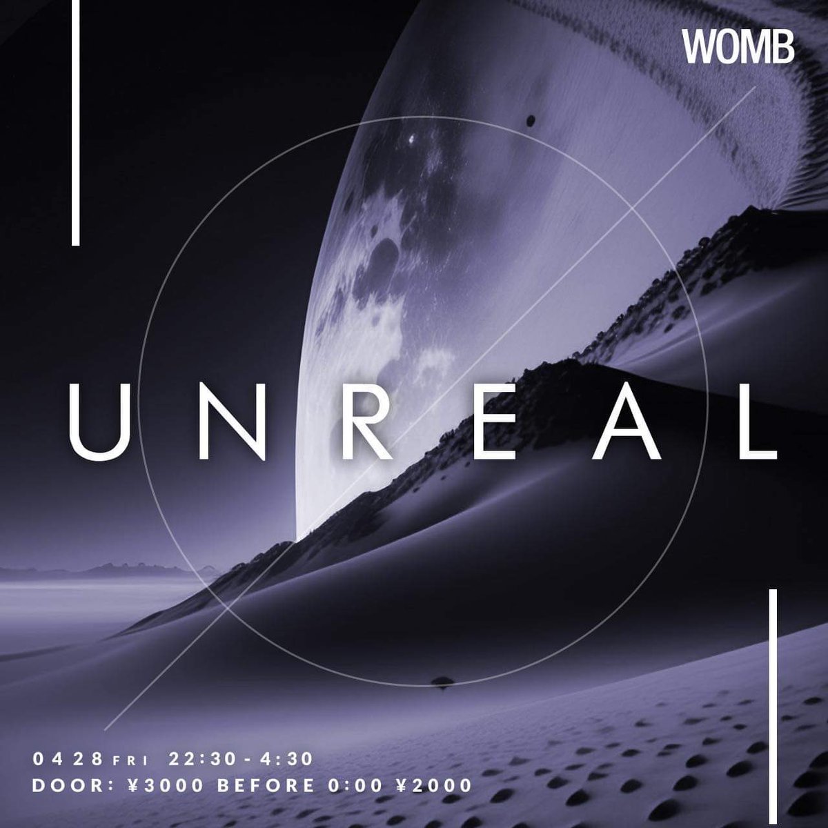 k2_Vtech's tweet photo. 【VJ出演】
UNREAL
4/28(Fri) OPEN 22:00
Venune:WOMB Shibuya
DOOR ¥3000
BEFORE 24:00 ¥2000
music:https://t.co/dz5kvPVvxz
SIGNALさん主催のUNREALにお呼びいただきました!
GWのスタートダッシュはここで決めていきましょ!
私は1FでVJ!
soft&dynamicに盛り上げていきます!
ゲストのご希望はDMで https://t.co/qv2NKowSps