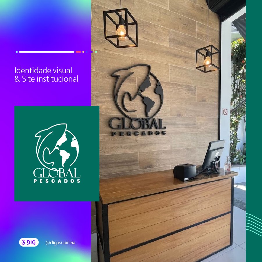digasuaideia's tweet photo. Este foi o resultado da criação da identidade visual para a @globalpescados da @renatalongarayoficial e do @joaopaesramos #identidadevisual #idvisual #marca #branding #pescados #saopaulo https://t.co/rmGPOXfkxV