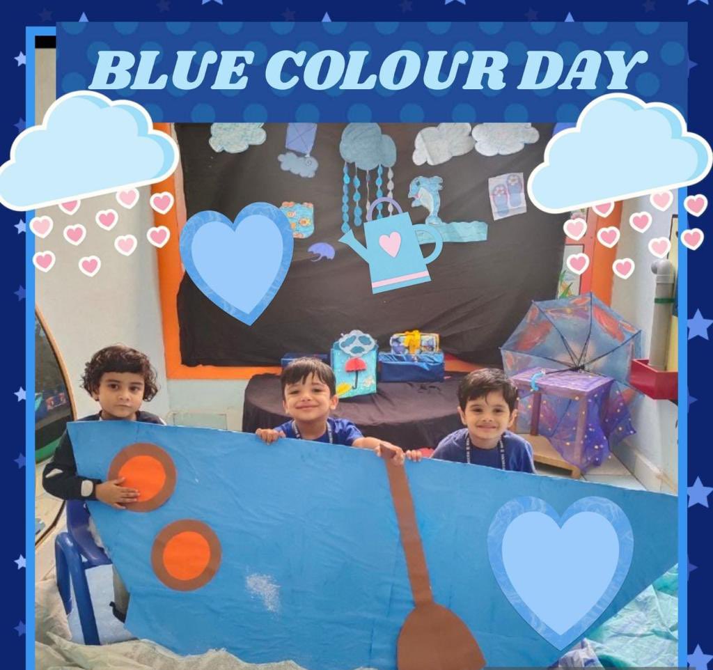 MamtaModernSSS's tweet photo. BLUE COLOUR DAY
Blue is the ocean🌊
Blue is the sky☁️
Blue are the blueberries🫐
We put into pie!!
Feeling the colour of imagination🐋 , our tiny tots of class Nursery celebrated BLUE COLOUR with great enthusiasm. 🥶 💙
# bluecolourday@mms
#colourweek🌈
#bluecolour💙 https://t.co/AJafp1u6CQ