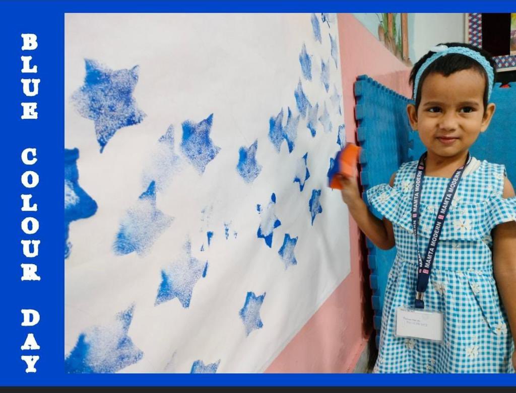 MamtaModernSSS's tweet photo. BLUE COLOUR DAY
Blue is the ocean🌊
Blue is the sky☁️
Blue are the blueberries🫐
We put into pie!!
Feeling the colour of imagination🐋 , our tiny tots of class Nursery celebrated BLUE COLOUR with great enthusiasm. 🥶 💙
# bluecolourday@mms
#colourweek🌈
#bluecolour💙 https://t.co/AJafp1u6CQ