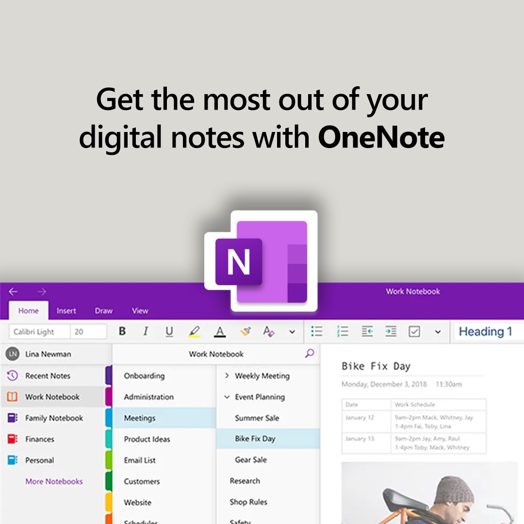 MicrosoftUK's tweet image. Everybody has a note-taking system that works best for them 🗒️

Choose the one that works for anyone. Collect, organise, and share your ideas using @msonenote: msft.it/60195CP7H

@Microsoft365 #Microsoft #OneNote #Productivity