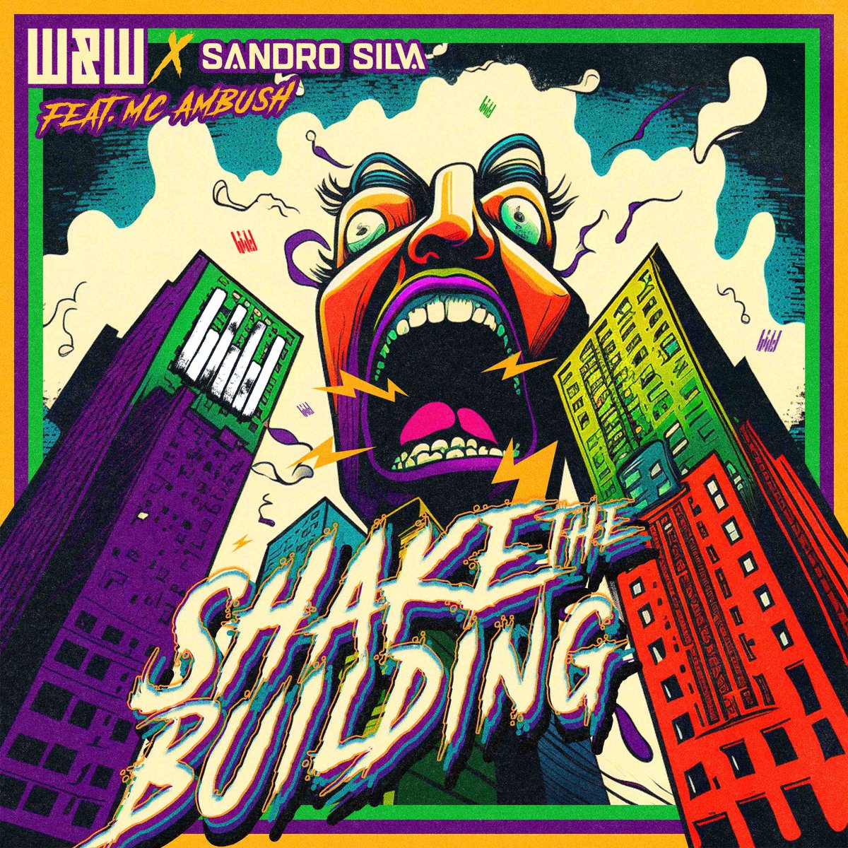 W&W x Sandro Silva feat. MC Ambush - Shake The Building, April 28! 🎹🏙