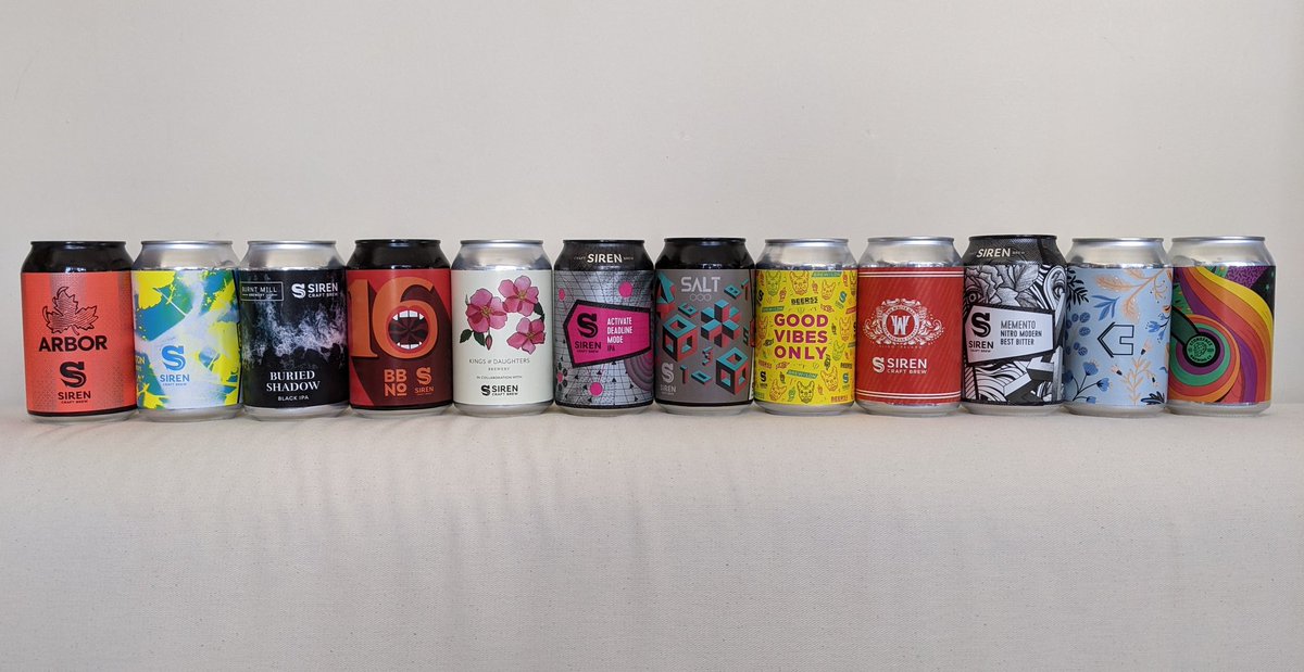 My latest <a href="/Beer52HQ/">Beer52.com ❤🇺🇦</a> box just arrived, and it's all about <a href="/SirenCraftBrew/">Siren Craft Brew</a>'s 10th birthday! 🎂🍻
#CraftBeer #Beer