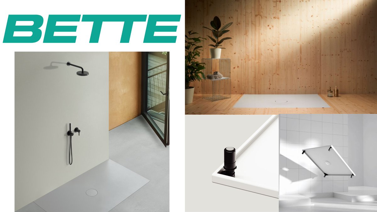 Visit Bette at #InstallerSHOW2023

✔️Try a new, faster and easier way to fit all shower trays with BetteLevel

✔️See a shower tray that’s easy to install flush with the floor for a wet-room

✔️Find out how to get the highest level of slip protection

➡️ installer-2023-visitor.reg.buzz/twitter