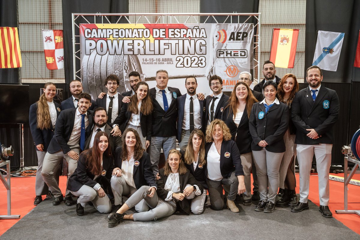 Powerhispania's tweet photo. ¡Increíble campeonato de España de Powerlifting! ¡Los jueces hicieron un trabajo excepcional al mantener la justicia y la equidad en cada levantamiento! https://t.co/N5EJCPpluS