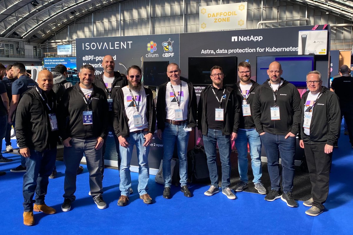 It's #KubeCon time! Visit Booth #S102 for:
😎 Demos of NetApp Astra Control safeguarding #Kubernetes apps
🖥️ Dive into Day-2 operation support
🎮 Our BIG PS5 giveaway

In the meantime, learn more about Astra Control at: ntap.com/3mLF846

#CloudNative #K8s <a href="/CloudNativeFdn/">CNCF</a>